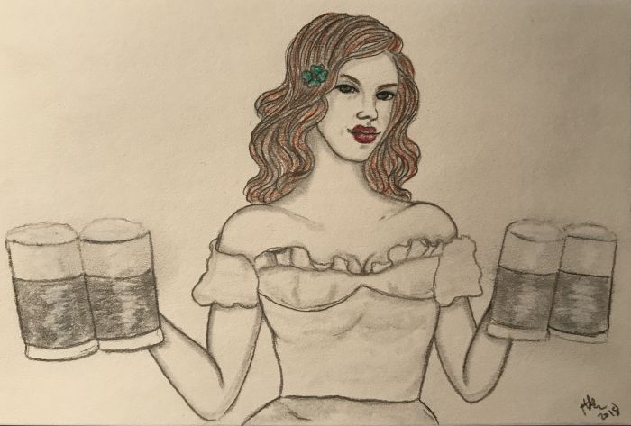 irish Barmaid by Heather Kilgore
